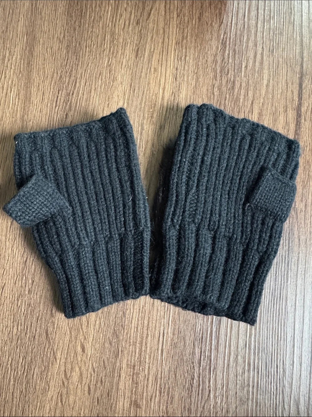 Juicy Couture Ear Warmers and Fingerless Gloves Set with Fur and Jewel Accents